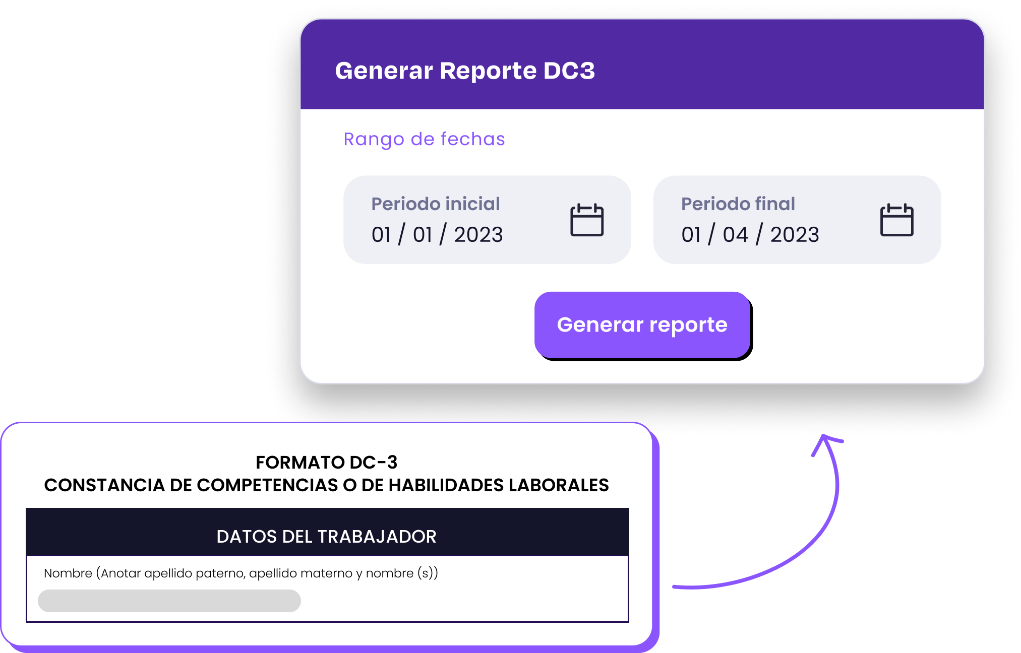 Reportes y documentación de capacitación de Cursos Lapzo.